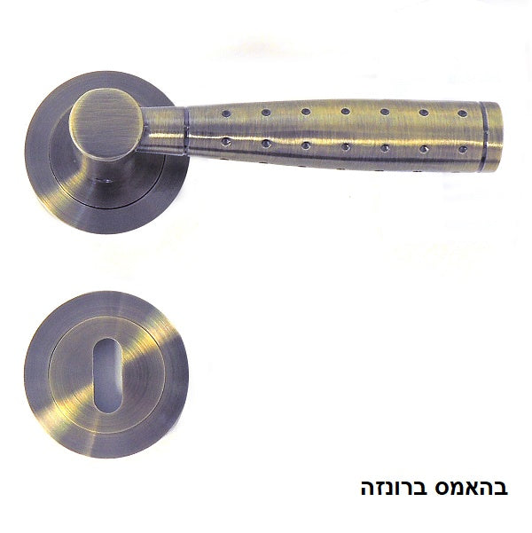 דלת פנים הום סנטר תוצרת רב-בריח מסדרת לימטופ צבע אגוז