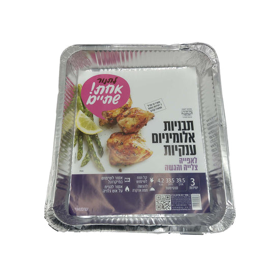 תבניות אלומיניום ענק 3 יח R99