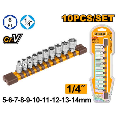 סט 10 יחידות בוקסות 1/4