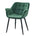 כורסא מעוצבת לסלון, דגם לילי, צבע ירוק