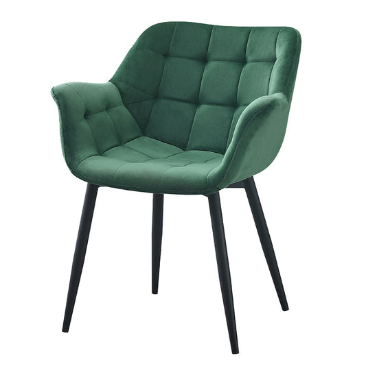 כורסא מעוצבת לסלון, דגם לילי, צבע ירוק