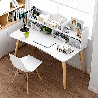 שולחן עץ מחשב כתיבה MSH-10-41 רוחב 0.8 מטר גוון לבן