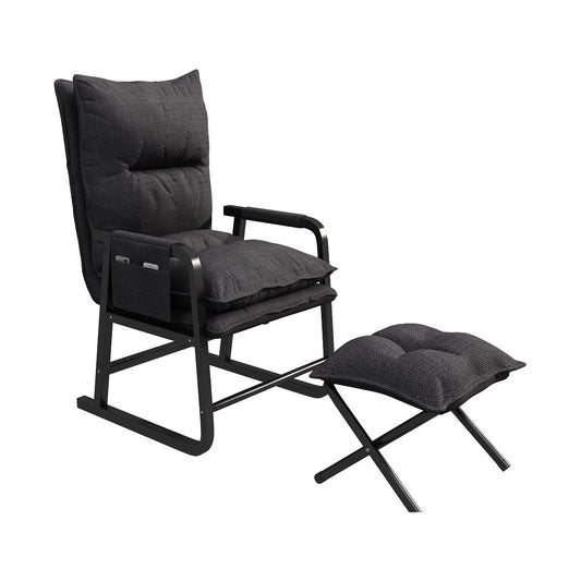 כורסא מנוחה אורטופדי איכותי כולל הדום דגם RSM-1069  שחור