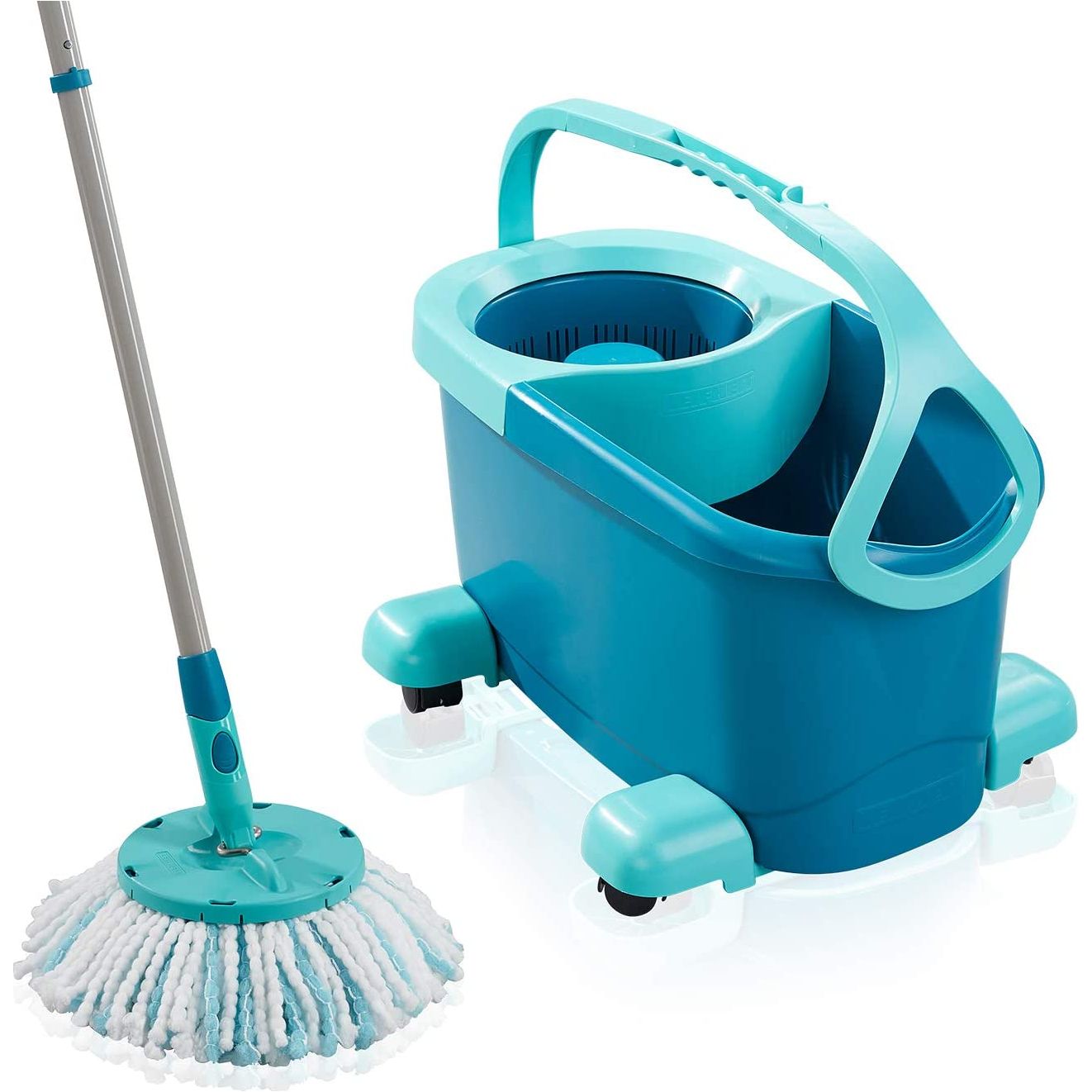 ערכת שטיפה ללא מגע יד אדם CLEAN TWIST Disc Mop Ergo mobile המקורית מבית LEIFHEIT