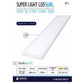 פנל לד Super Light מלבני OMEGA CCT 56W 120x30cm