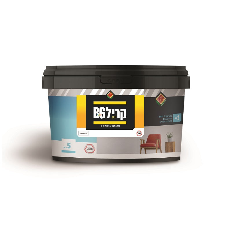 צבע קריל נגד עובש 5 ליטר BG