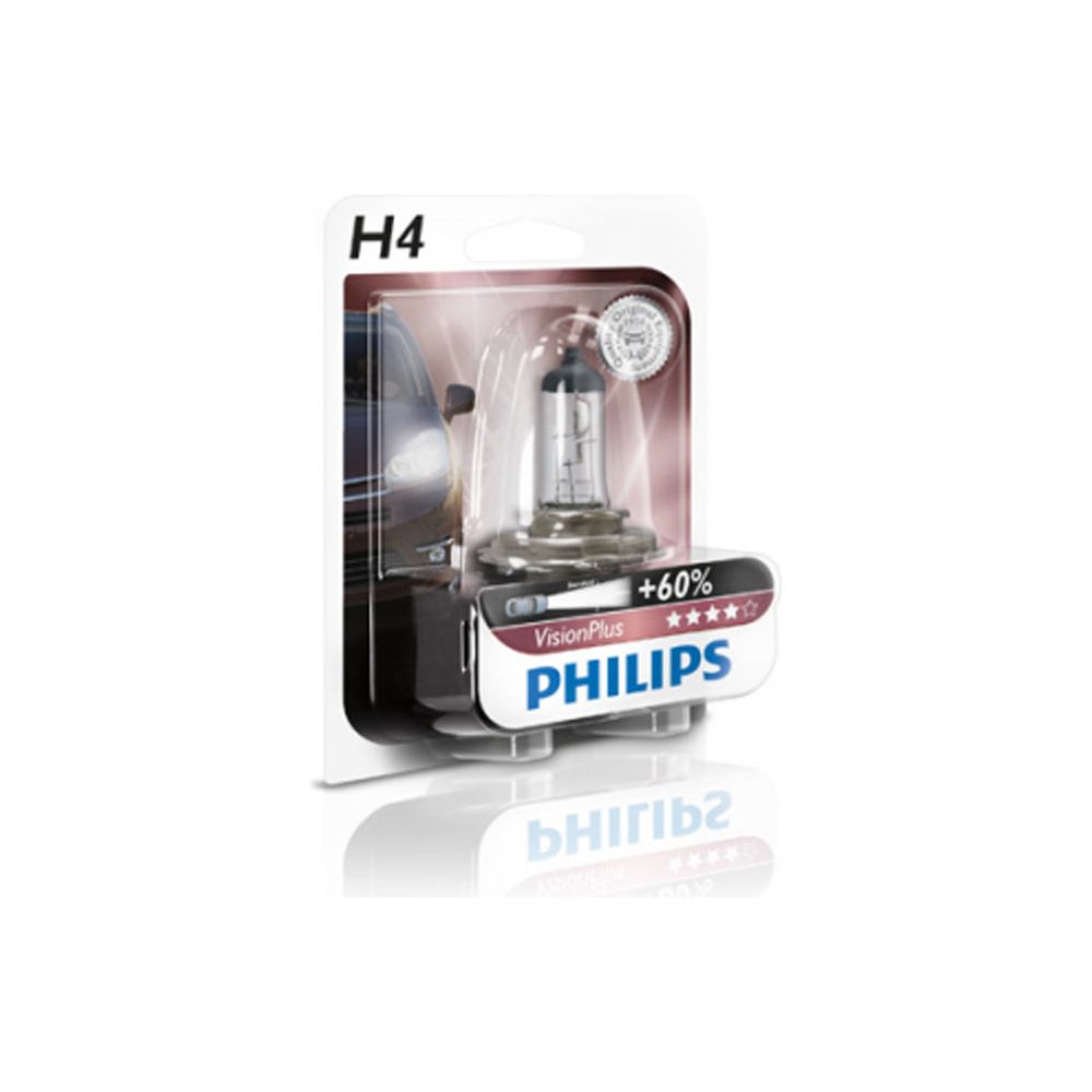 נורה  PHILIPS H4 VISIONPLUS