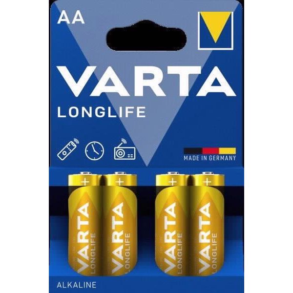 VARTA LONGLIFE (AA) 4יחידות