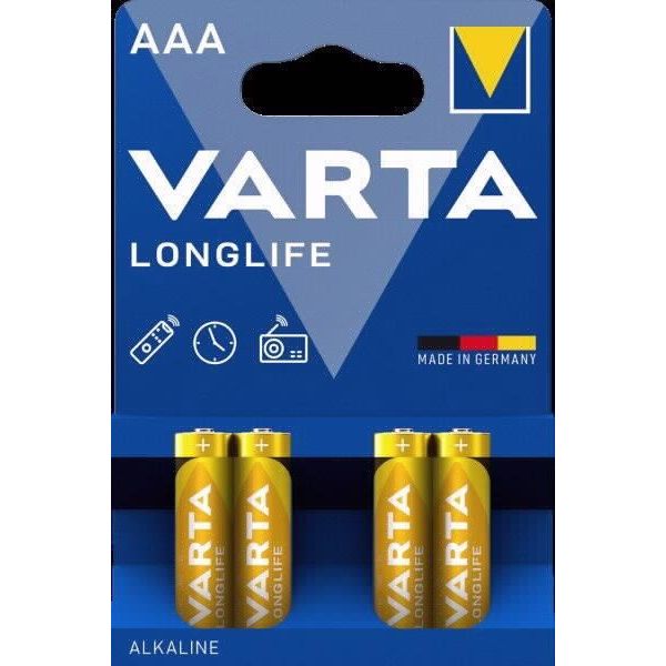 VARTA LONGLIFE (AAA) 4יחידות