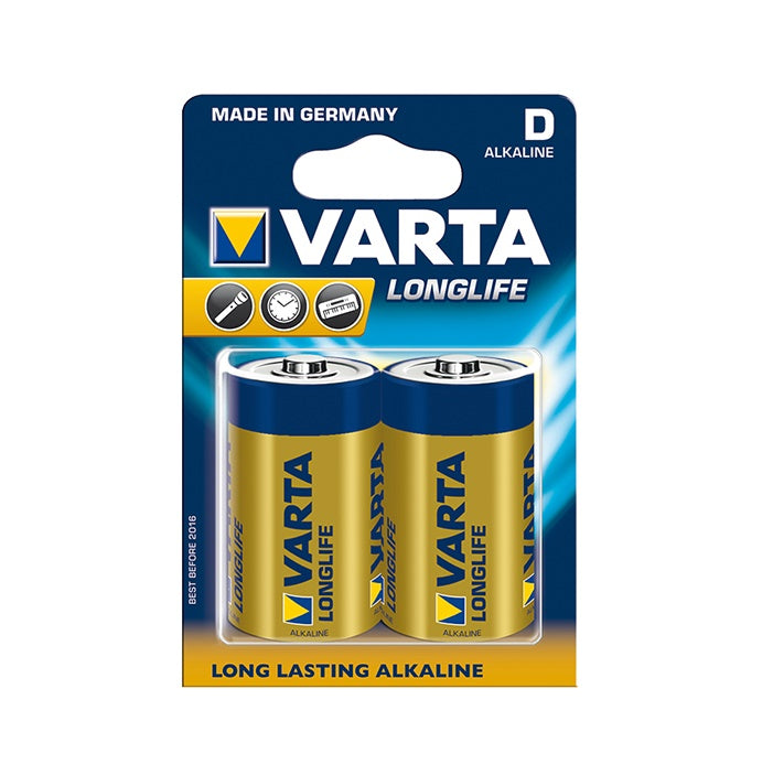 VARTA LONGLIFE (D) 2P  2סוללות