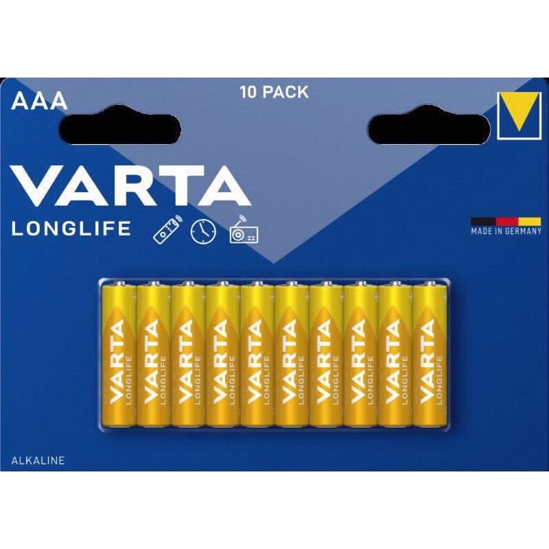 VARTA LONGLIFE (AAA) 10יחידות